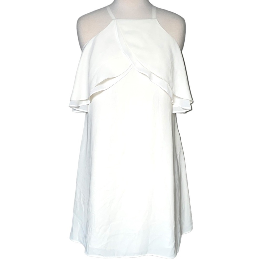 RACHEL ROY ivory white off the shoulder mini dress in women’s size XS